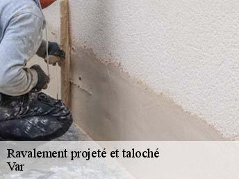 Ravalement projeté et taloché Var 