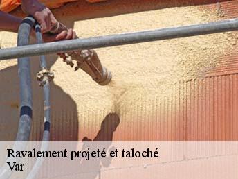 Ravalement projeté et taloché Var 