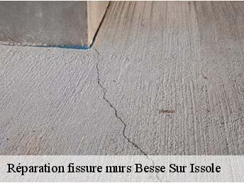 Réparation fissure murs