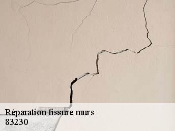 Réparation fissure murs  83230