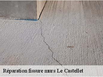 Réparation fissure murs