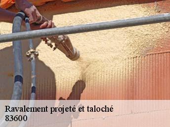 Ravalement projeté et taloché  83600