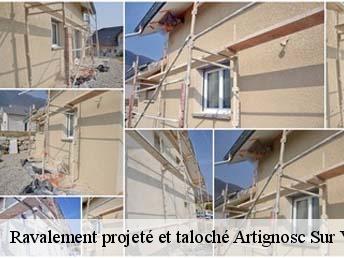 Ravalement projeté et taloché  artignosc-sur-verdon-83630 