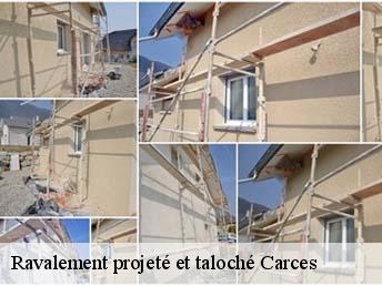 Ravalement projeté et taloché  carces-83570 