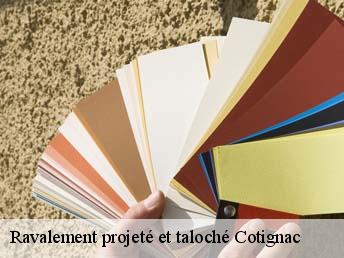 Ravalement projeté et taloché  83570